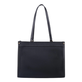 Black Pebbled Tote Bag